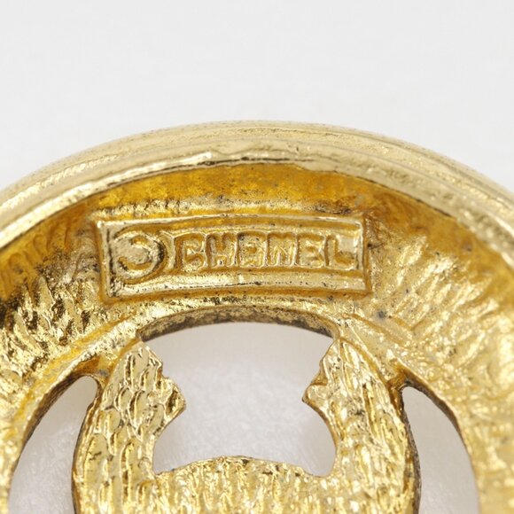 CHANEL Gold Logo Necklace